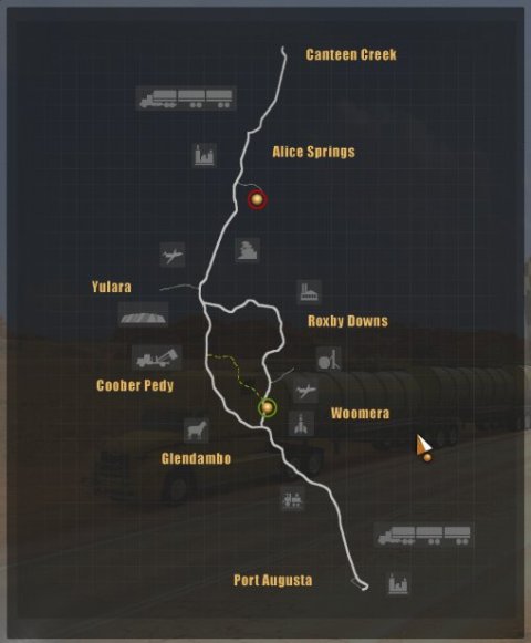 Extreme Trucker Map